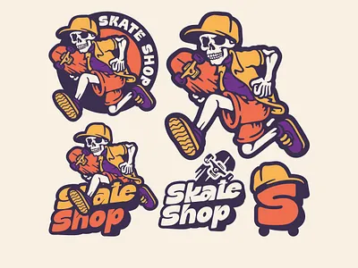 SKATE SHOP branding design esport graphic design illustration logo logo design logodesign logosport mascot character mascotlogo