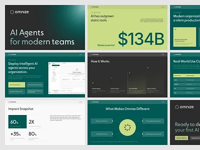 Omnize - Brand Guidelines animation brand design brand identity branding clean design graphic design logo logo design minimalist logo modern modern logo motion graphics technology ui uidesign uiux ux uxdesign uxerflow