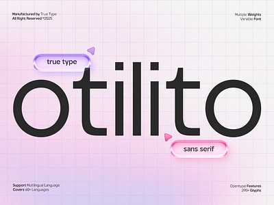 TT Otilito – Sans Font Family branding clean design display font effect elegant font font family free download glass glass effect graphic design headline logotype modern poster sans serif typeface typography