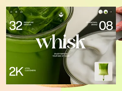 Matcha Drink Store Cafe branding cafe delivery design dish drink elementor healthy landing matcha menus milk page restaurant store ui webflow website wordpress