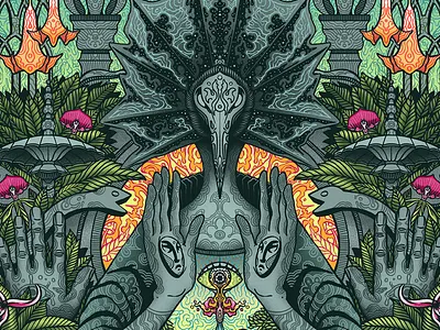 Xilitla design digital art illustration photoshop