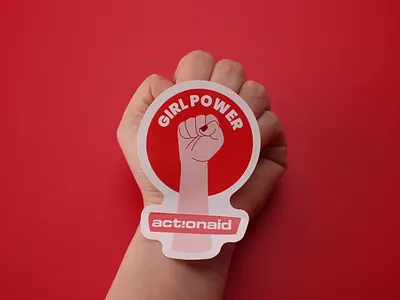 Girl Power Custom Paper Stickers artwork australia business branding business branding custom labels custom paper stickers custom shape stickers custom stickers die cut stickers die cut supply illustration paper labels paper stickers small business sticker printing sticker printing online stickers