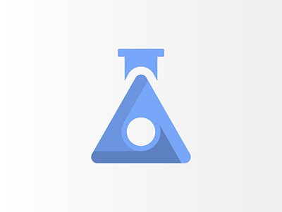 Triangle Tube Laboratory Logo Design bottle bottle lab brand branding chemical tube design identity lab logo laboratory logo logo design logo maker logo service science lab logo triangle tube tube lab tube logo