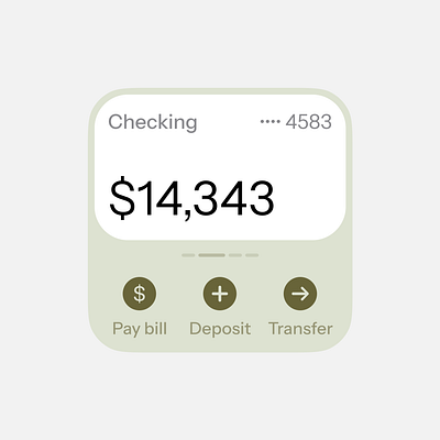 checking balance widget balance banking checking widget