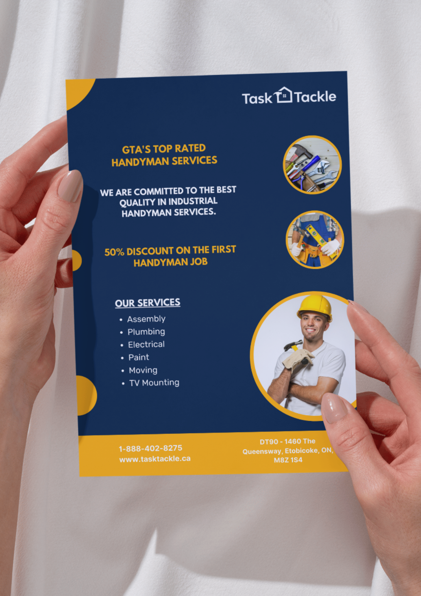 Handyman services company flyer art branding canva design digital art flyer design graphic design poster design social media design
