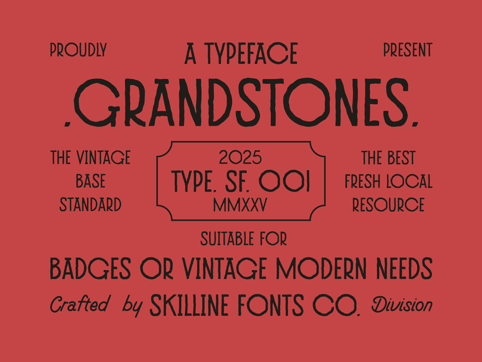 Grandstones - Vintage Modern Font custom type display font editorial font font font design font logo fonts hand drawn handcrafted font modern vintage retro font rustic font typeface typography vintage font vintage typeface