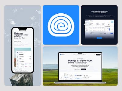 Saas Task Management Landing Page Website app figma illustration interface saas task management tech ui uiux