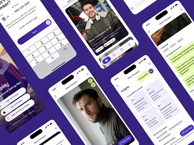 An AI-Powered Dating App app design dating app mobile design product design ui design ux design