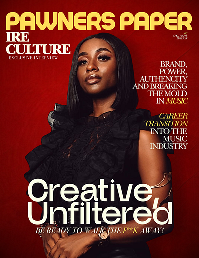 Magazine Style Design For Editorial Publication brand identity branding design editorial graphic design interview magazine