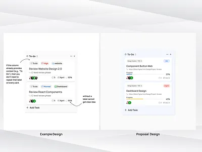 Design Challenge branding card clran illustration kanban logo typography ui ux web
