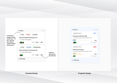 Design Challenge branding card clran illustration kanban logo typography ui ux web