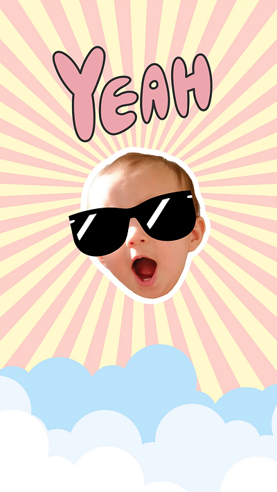 Baby Caterpillar Frame Asset - Yea Sunglasses