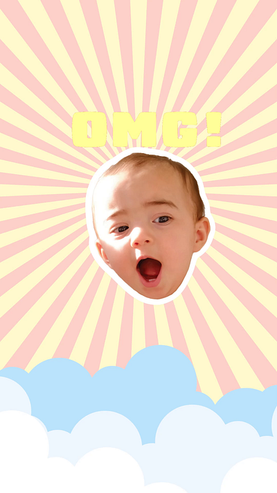 Baby Caterpillar Asset Frame - OMG