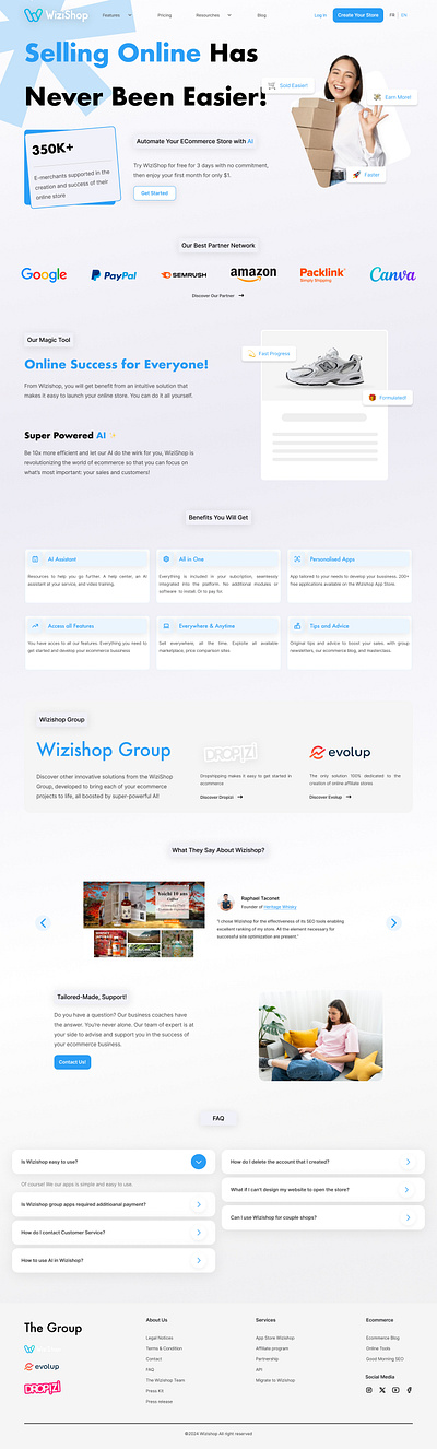 Redesign E-Commerce Landing Page e commerce landing page uiux design user experiences user interface web design