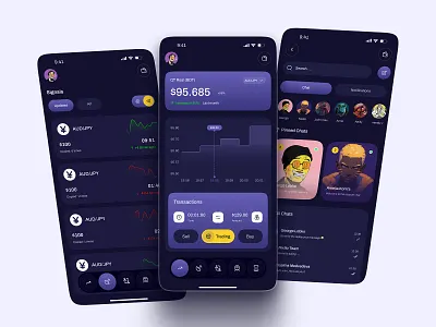 Crypto Trading App UI android app app design app ui crypto crypto app crypto service crypto trading defi ios mobile mobile app trading ui ux