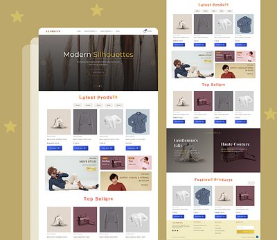 Fashion Ecommerce Landing page business website custom website design ecommerce shop ecommerce website fashion brand landing page online shop online store responsive design ui website design woocommerce development woocommerce website wordpress development wordpress website