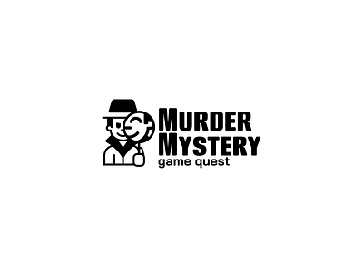 Game quest logo brand branding character design detective elegant graphic design logo logo design logo designer logodesign logodesigner logotype magnifying glass mascot modern spy