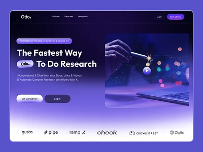 Ai Landing Page Design ai ai assistant ai landing page ai startup ai web design ai website ai website design artificial intelligence assistant landing page technology web design website