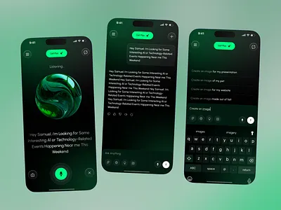 Ai Chatbot Mobile App Design ai ai app ai app design ai assistant ai chatbot ai chatbot app ai mobile app app design artificial inteligent app chat app chatbot chatbot ui message messaging app mobile app ui design ui ux design