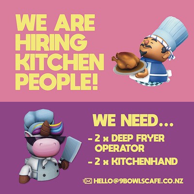 OVERCOOKED RECRUITMENT AD COPY