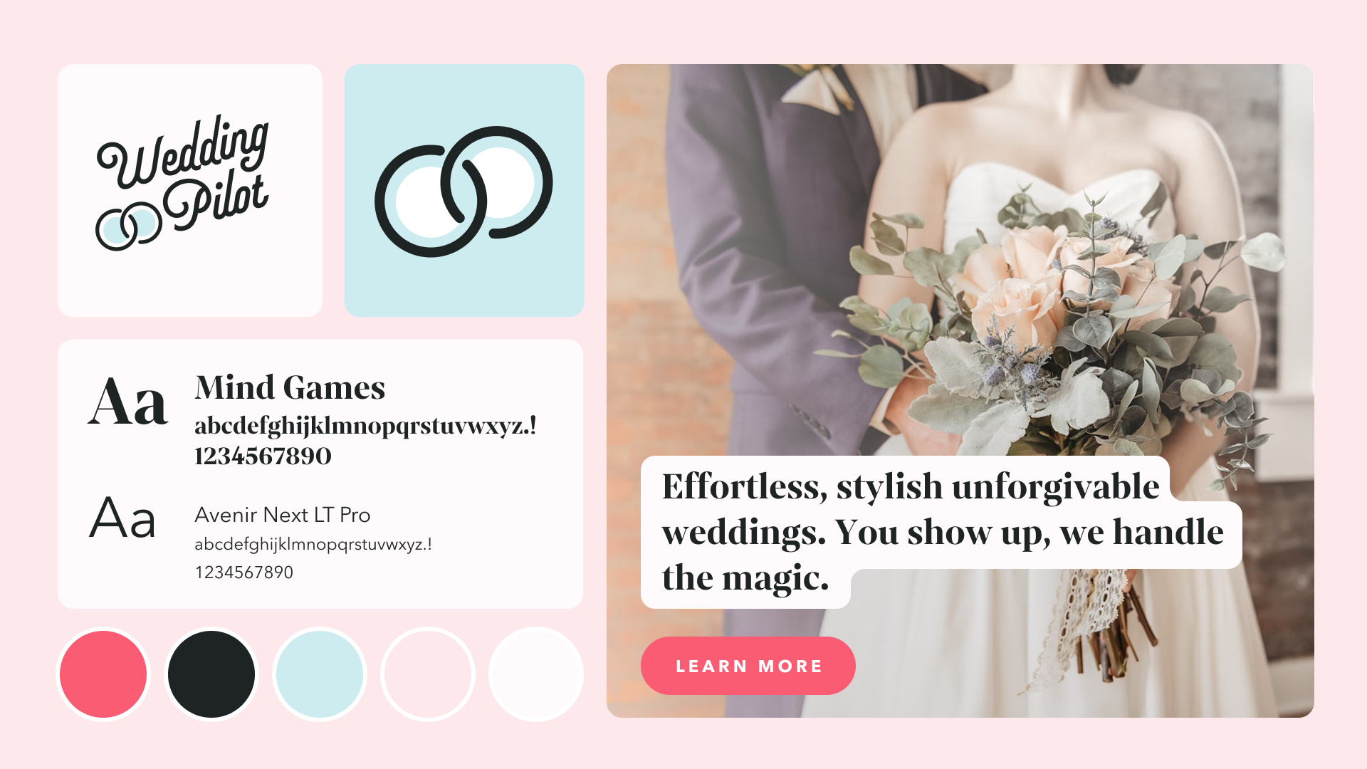 Wedding Branding & Style Tile branding style guide ui design