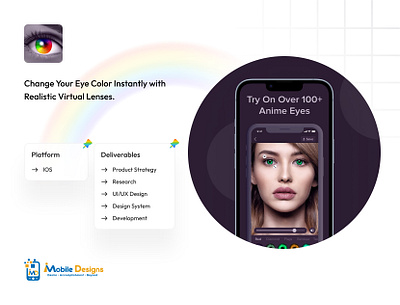 Eye Color Changer Lenses Mobile Application