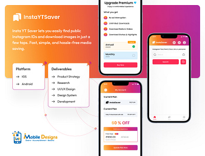 Insta YT Saver Mobile Application