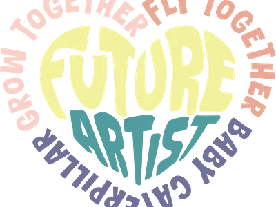 Double Heart Future Artist Design