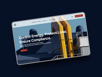 Opena logout/tagout project (full page) branding ui