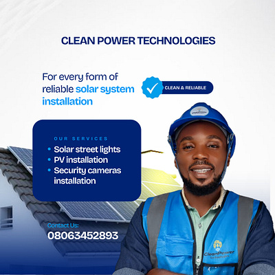 SOLAR INSTALLATION AD FLYER brand branding design flyer graphic design ux