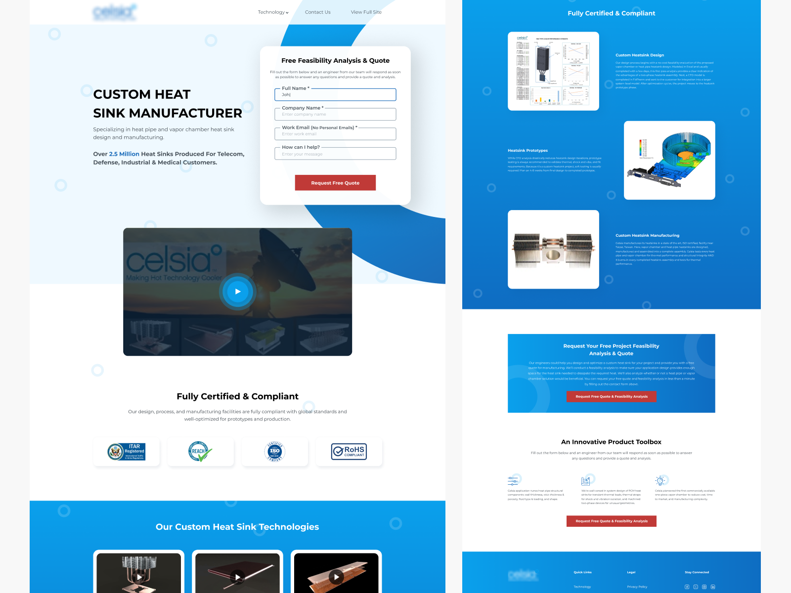 Example of Website UI UX | Landing Page Design