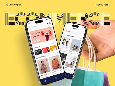Ecommerce Mobile App Design app concept mobile app design