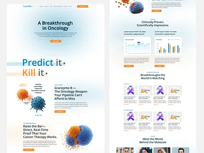 Medical Research Landing Page agency branding business corporate design inspiration landingpagedesign medical service ui