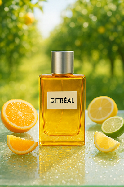 Perfume bottle AI generated branding graphic design