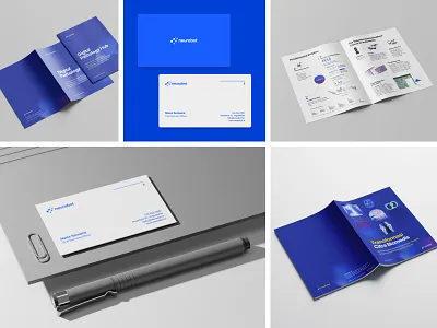 Designing Clarity and Trust: Marketing Collateral for Healthcare brand identity branding collateral design logo marketing design