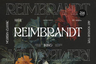 Reimbrandt - Art Nouveau Type art nouveau classic font classy font elegant logo fashion font magazine font reimbrandt art nouveau type retro font serif display serif font vintage font vintage serif