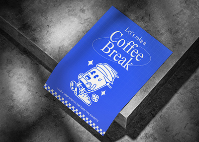 Coffee Break Poster | Passion Project cafe poster coffee poster flyer flyer design graphic design graphic designer menu design poster poster design