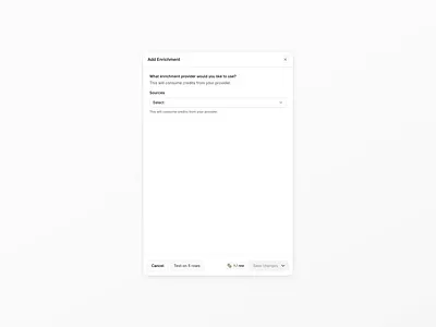 Add enrichment add enrichment ai enrichment ai saas ai tool artificial intelligence contextual ai data enrichment data intelligence data pipeline data saas enterprise ai interface logic product design prompt prompt builder prompt engineering saas table sales saas sales tool semantic search