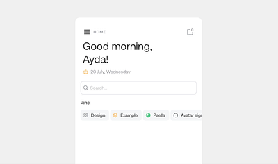 AI workhub animation app ui