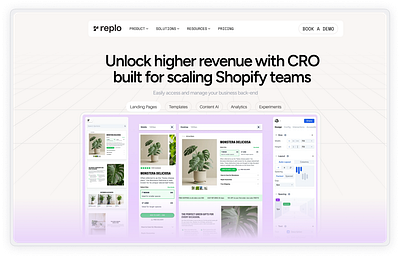 Shopify e-commerce team website