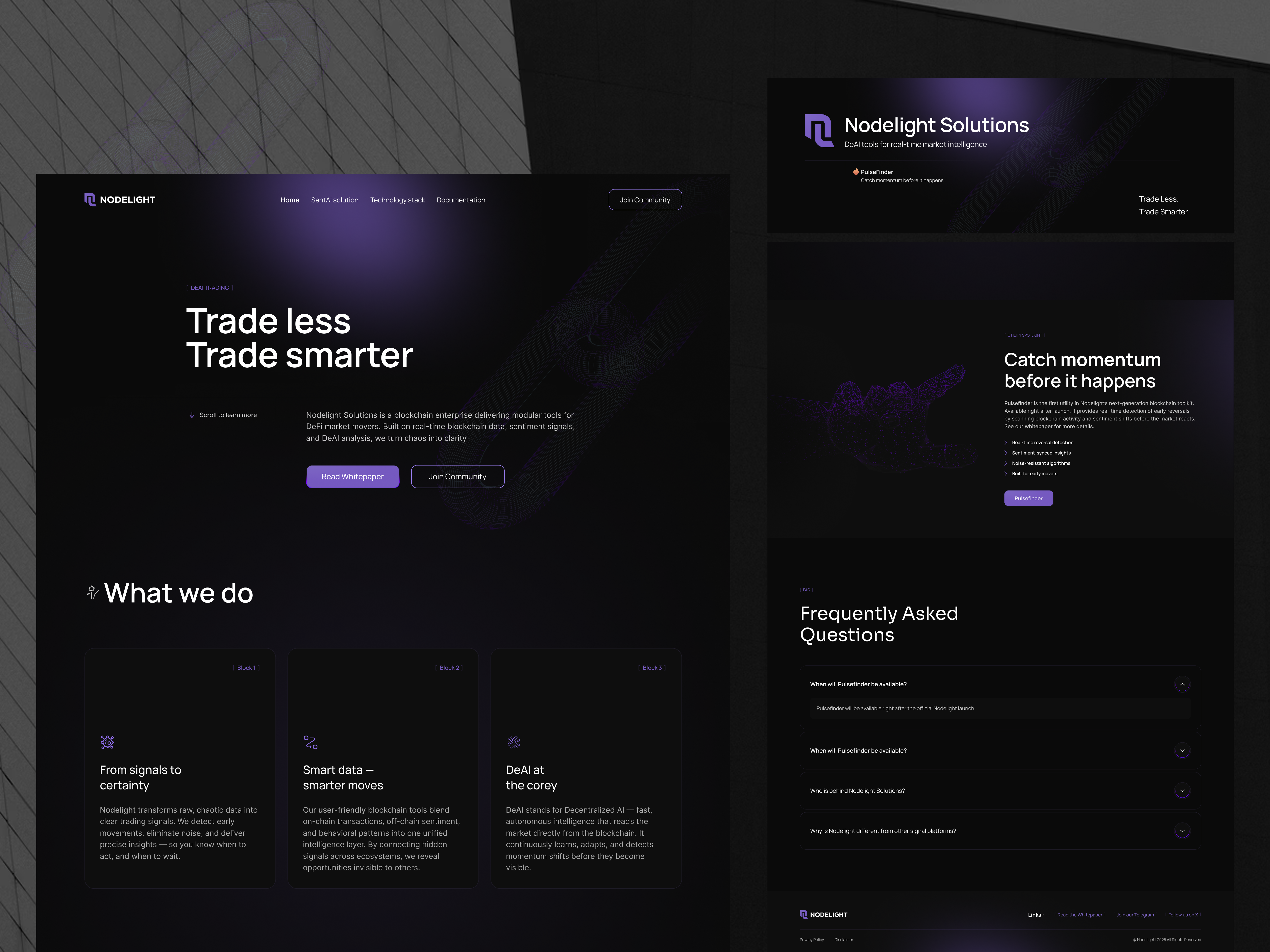 Crypto SaaS Landing Page Design – Modern Fintech Website UI by Alamin Hasan  on Dribbble