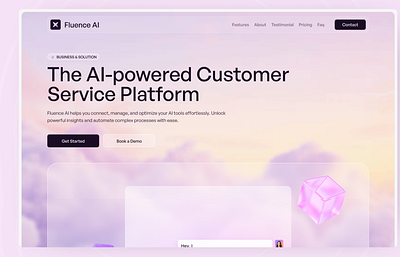 Fluence Ai Framer template Rebuild In Webflow 3d animation branding design figma framer graphic design illustration landing page logo mobile app motion graphics saas ui uiux ux web design webflow website wordpress