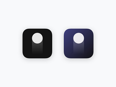 Minimalist App Icons app apple application blue branding circle clean dark design duotone gradient icon illustration ios iphone logo meditation minimalist simple