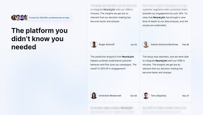 Testimonials design for website customers testimonials ui web design website