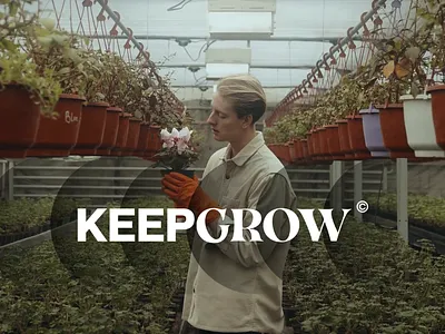 π± KEEPGROW | logo, naming, brand identity agriculture agro branding bucket eco ecology farm flowers greenhouse grow leaf logo logotype naming natural plants seeds tree waste zero