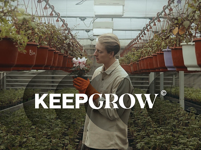 🌱 KEEPGROW | logo, naming, brand identity agriculture agro branding bucket eco ecology farm flowers greenhouse grow leaf logo logotype naming natural plants seeds tree waste zero