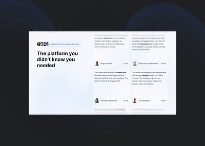 Testimonials, Reimagined design ui ux web design website