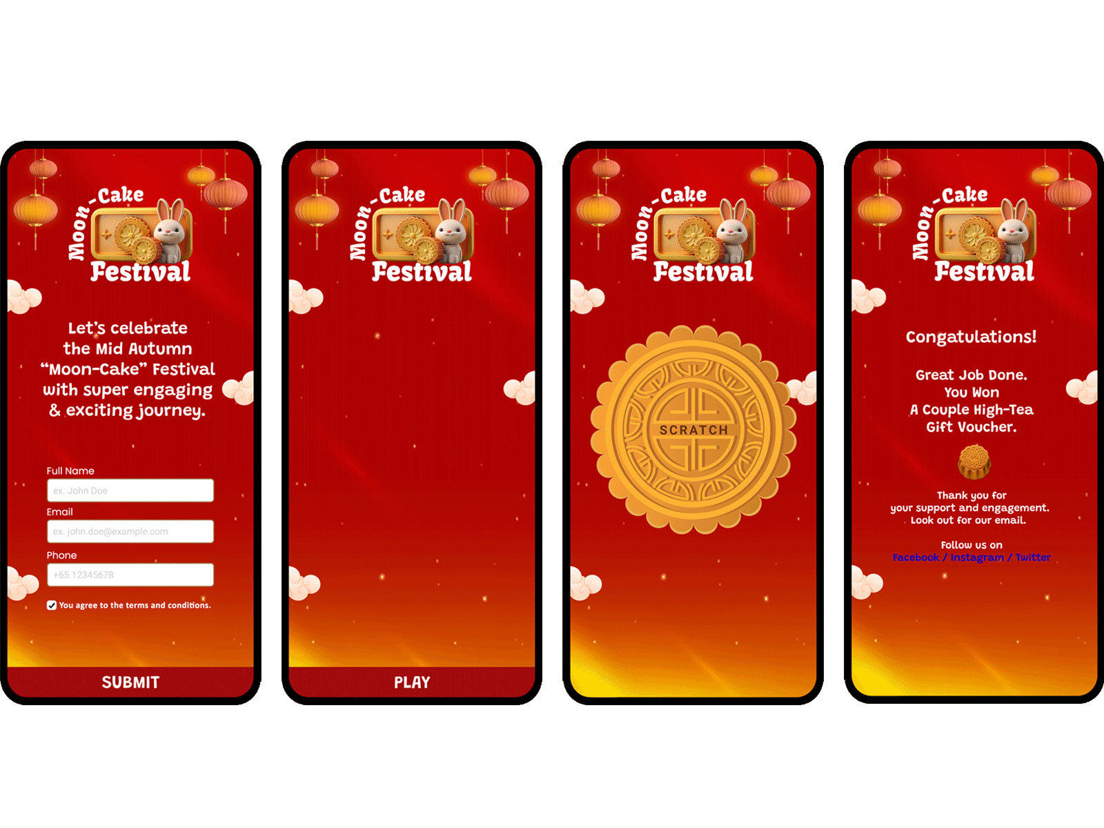 Festive Fun : Scratch n Win gamification branding customer engagement festive fun gamification mid autumn fun online marketing reward management vouchermatic