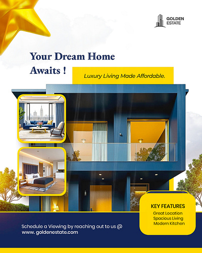 Flyer Design Project For Golden Estate