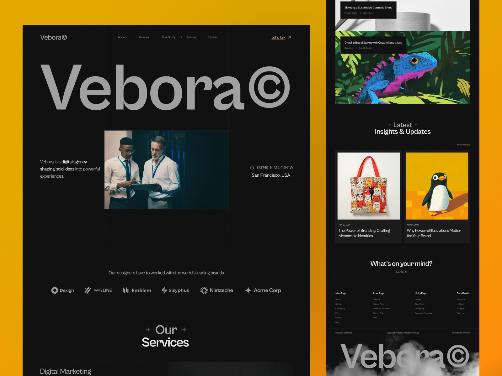 Example of Modern & Creative Website UI/UX Design